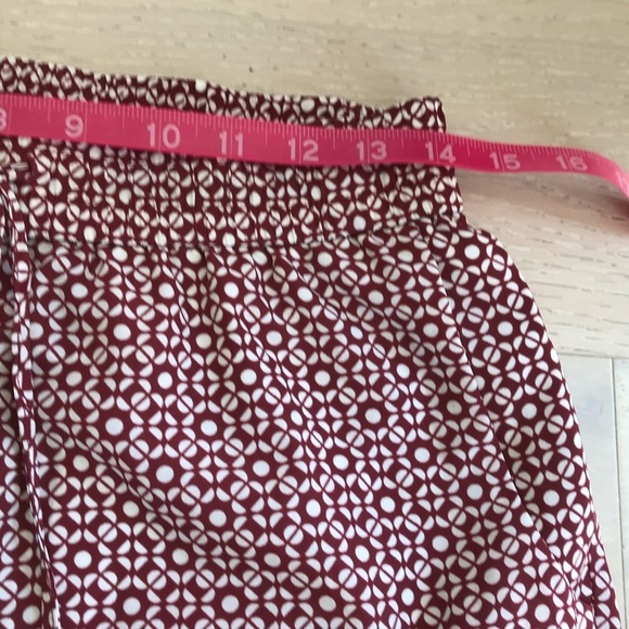 J. Crew Geo print drawstring pants sz 4 - Picture 4 of 6